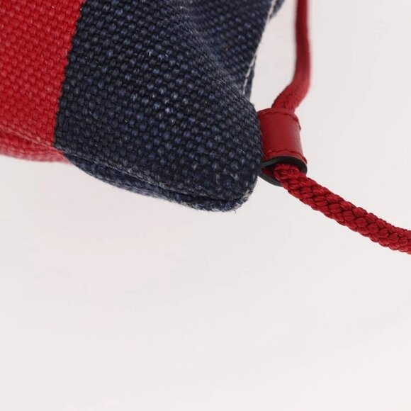 GUCCI Backpack Canvas Blue Red 473872 Auth BA7277 - Picture 4 of 16